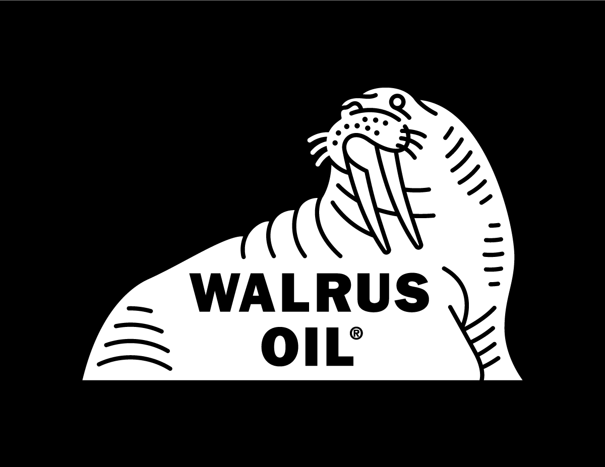 Walrus Oil Logo - Wordmark Inside
